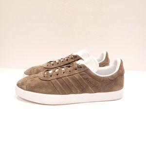 Rare Adidas green suede sneakers mens size 10.5 mens gazelle art cq2359